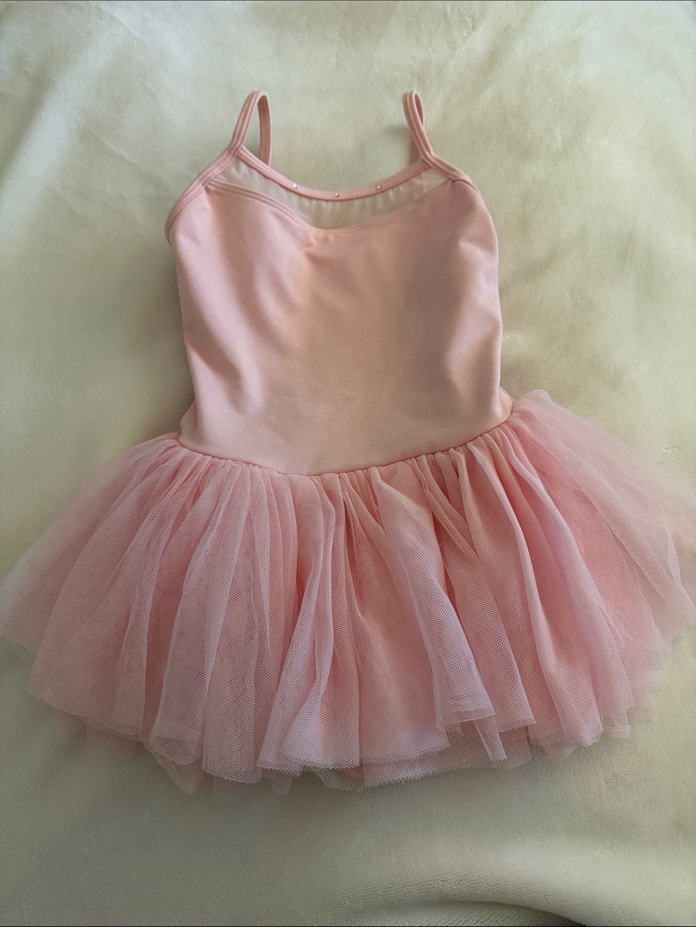 Girls Pink Tulle Ballet Costume Dress
